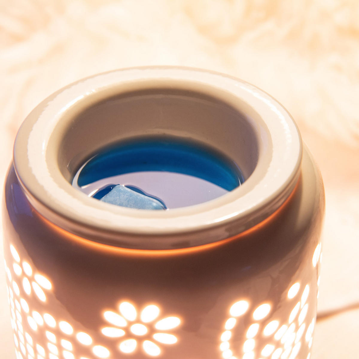 DUFTLAMPE - Weiß, Keramik (14.5/22/14.5cm)