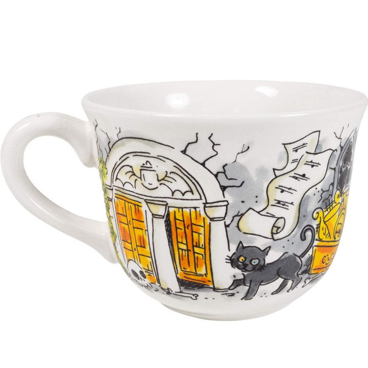 SUPPENSCHALE Danse Macabre in Bunt - 14cm - Multicolor, Keramik (12.7/16.2/9.7cm) - Blond Amsterdam