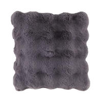 KISSENBEZUG Bares - Dunkelgrau, Textil (45/45cm) - home&you