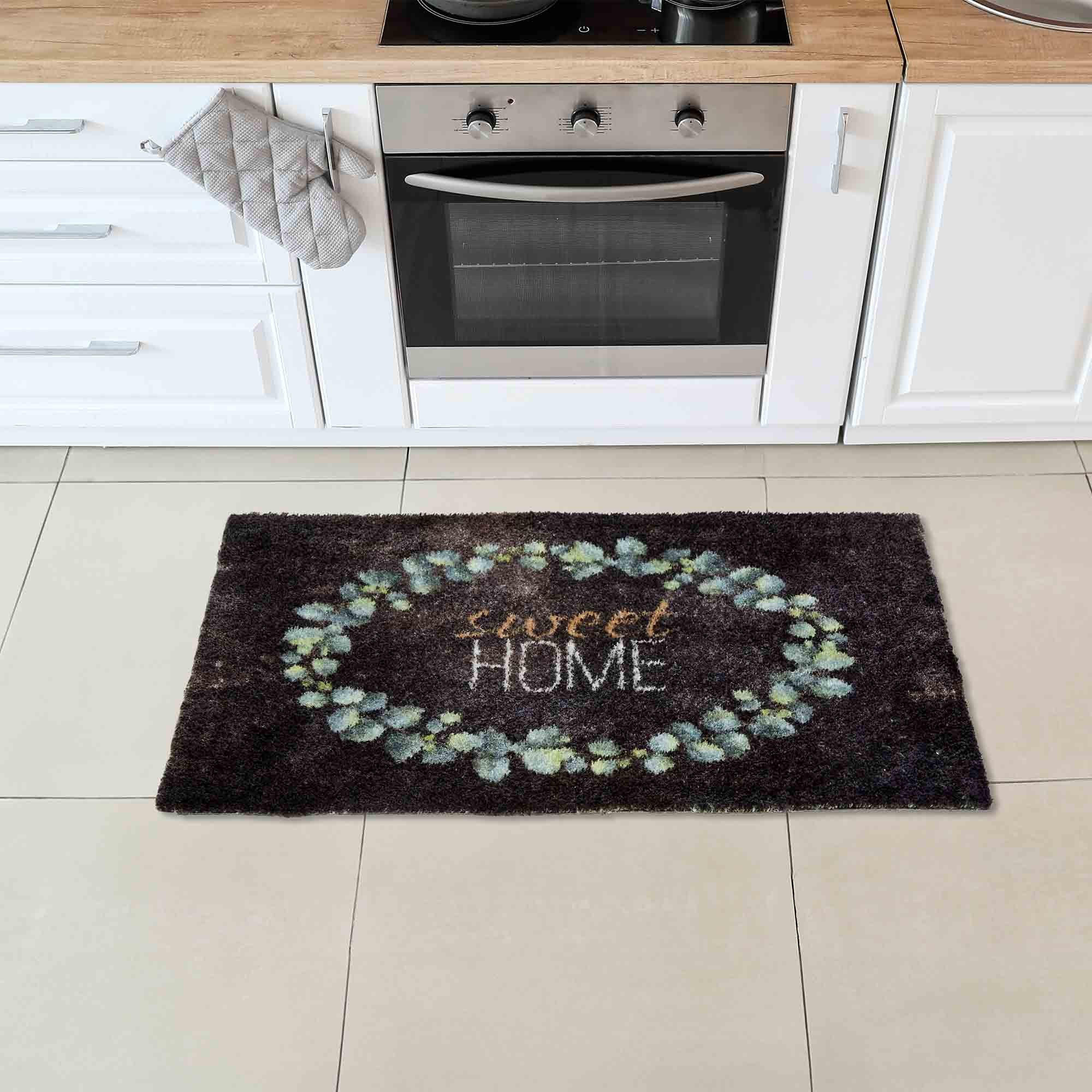 FUSSMATTE WASCHBAR PURE & SOFT - Dunkelgrau, Textil (50/70cm) - Astra