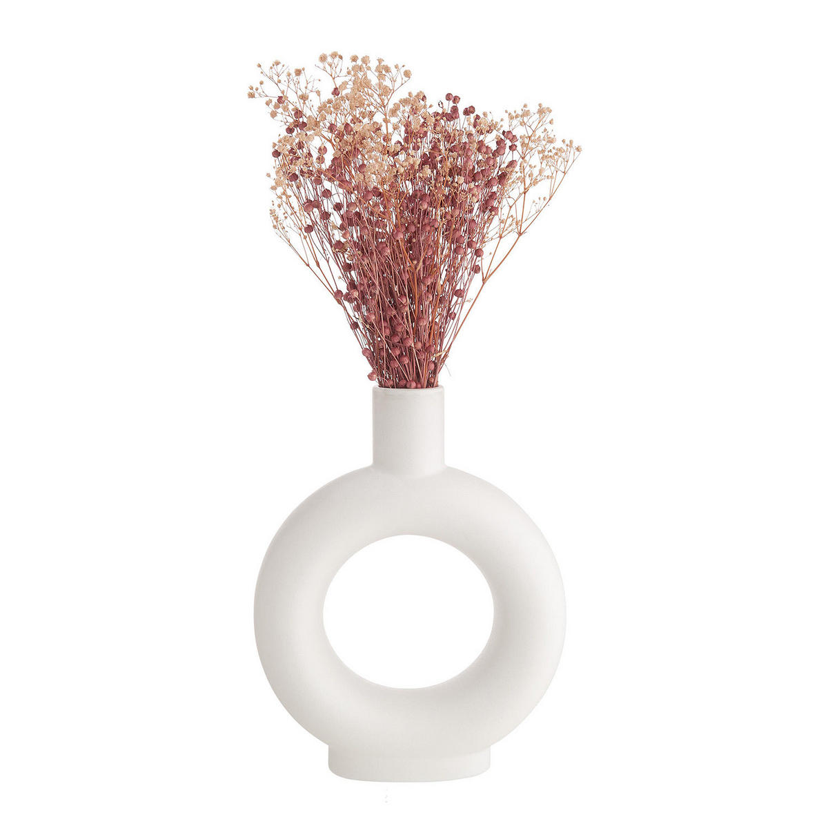 VASE Loop - Weiß, Keramik (30cm) - Butlers
