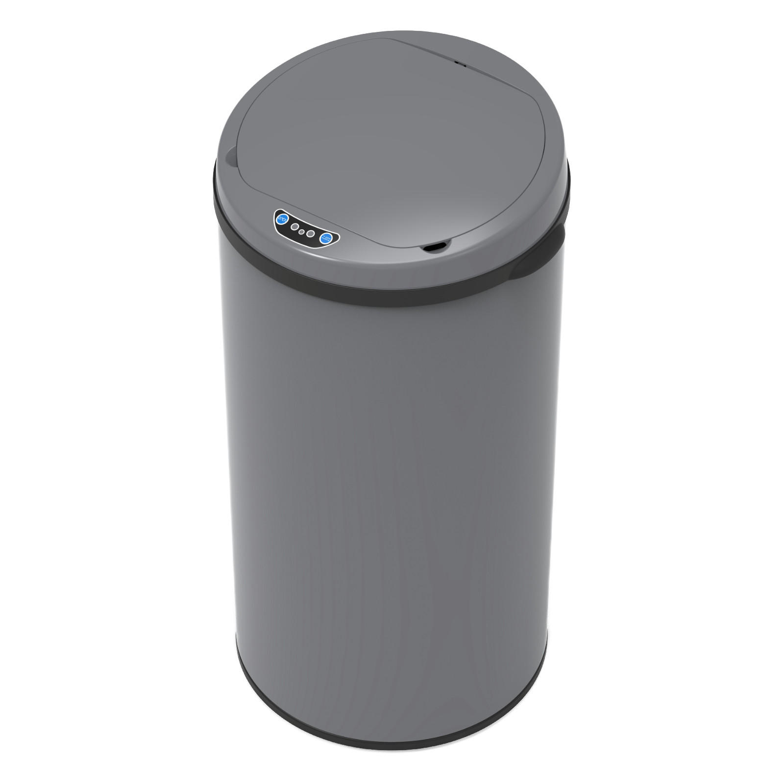 SENSORMÜLLEIMER 42L - Grau, Metall (32/67/32cm) - SVITA