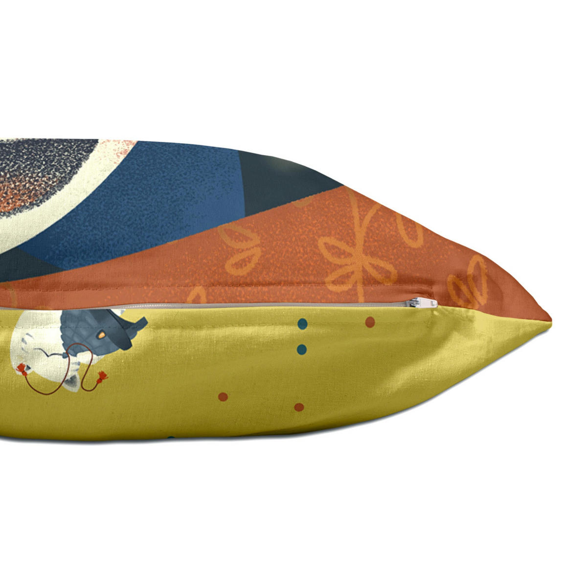 KISSENBEZUG the warrior 50x30 cm mehrfarbig - Multicolor, Textil (50/30cm) - Happy Friday