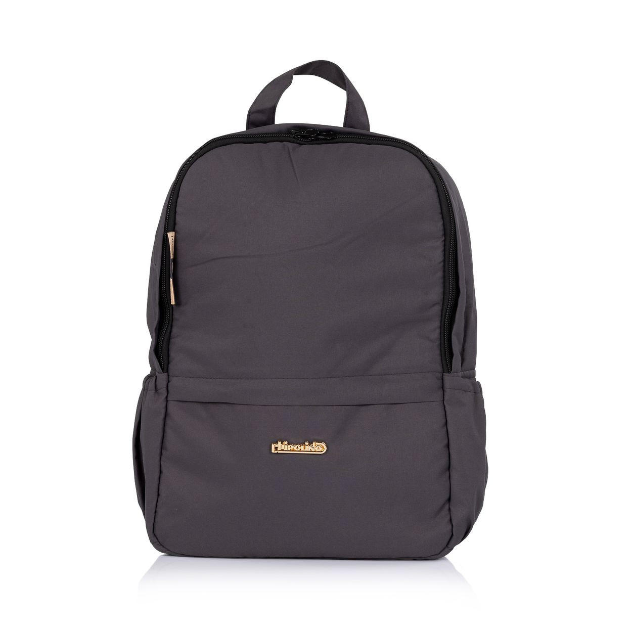 WICKELTASCHE CHRAE026 schwarz Licht, Tragetasche, Rucksackfunktion, Reißverschluss, Schultergurte - Schwarz, Textil (27/35/10cm) - Chipolino