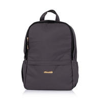 WICKELTASCHE CHRAE026 schwarz Licht, Tragetasche, Rucksackfunktion, Reißverschluss, Schultergurte - Schwarz, Textil (27/35/10cm) - Chipolino
