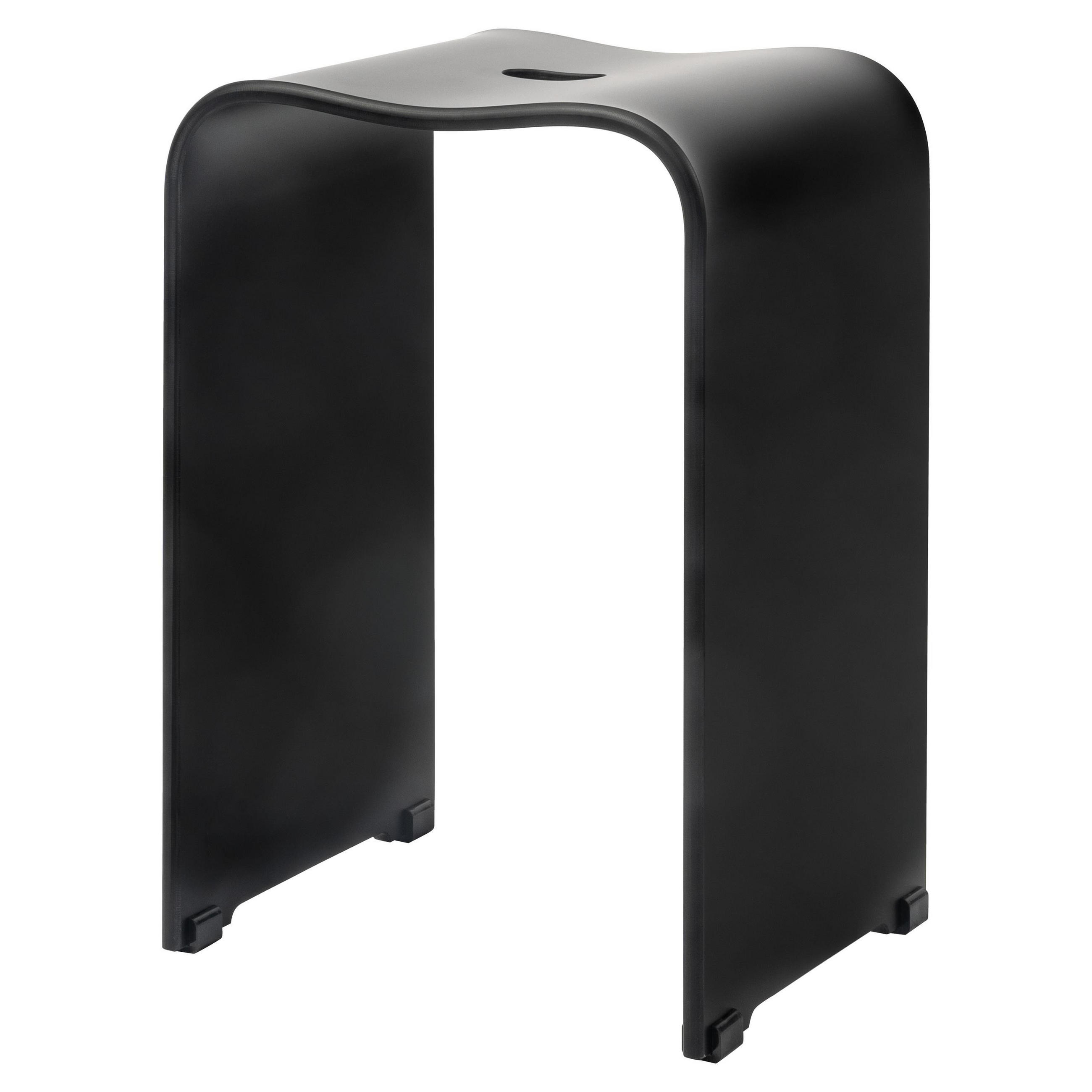 BADHOCKER, schwarz, Kunststoff - Schwarz, Kunststoff (32/48.5/27cm) - bremermann