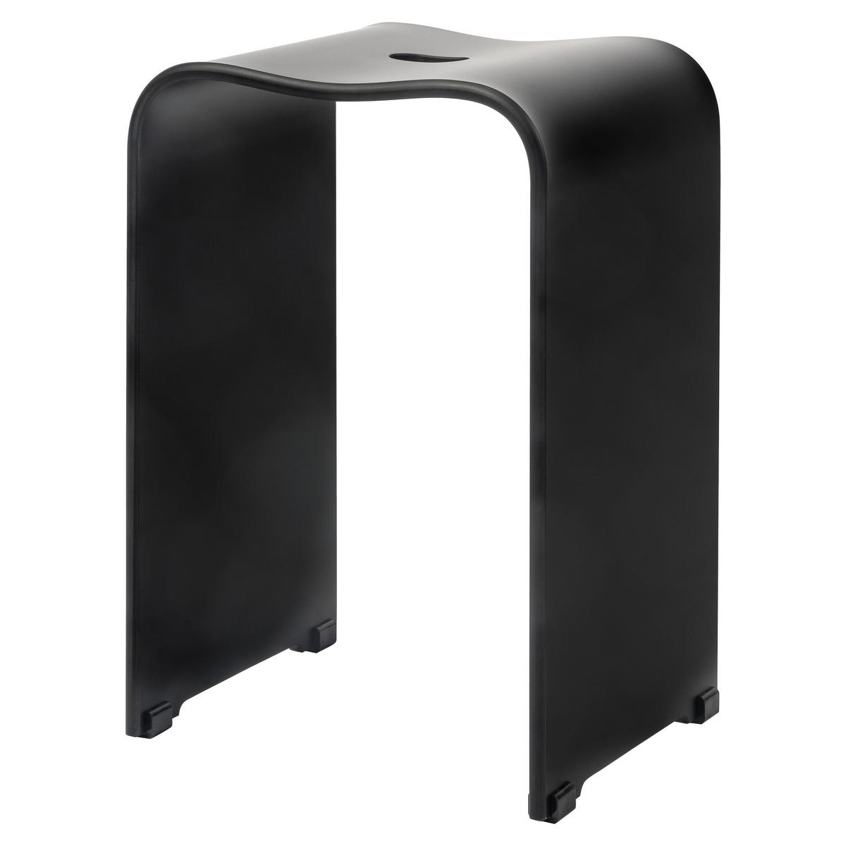 BADHOCKER, schwarz, Kunststoff - Schwarz, Kunststoff (32/48.5/27cm) - bremermann