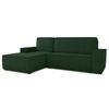 ECKSOFA Totti L, Seite: Links - Grün, Holz/Textil (246/144cm) - Sofnet