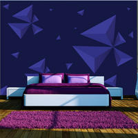 VLIESTAPETE Blau 400/280 cm - Blau, Textil (400/1cm) - KUNSTLOFT