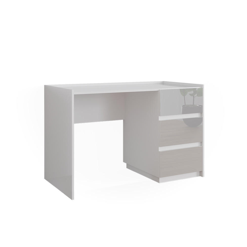 TOALETNÍ STOLEK Marla Bílá vysoký lesk - vysoce lesklá bílá, kompozitní dřevo (120/78.6/60cm) - Vicco