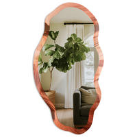 SPIEGEL 90x45 cm asymmetrisch mit Druck - Canyon-Natur - Transparent, Glas (45/90/0.4cm) - TULUP