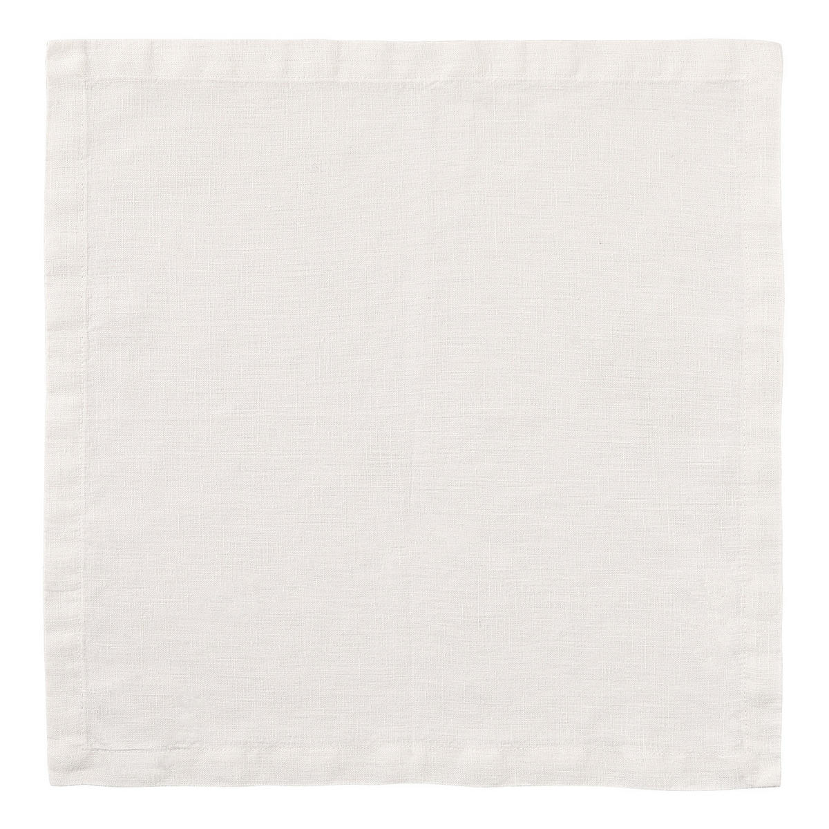 SERVIETTE Riga 42x42cm - Weiß, Textil (42/42cm) - Butlers