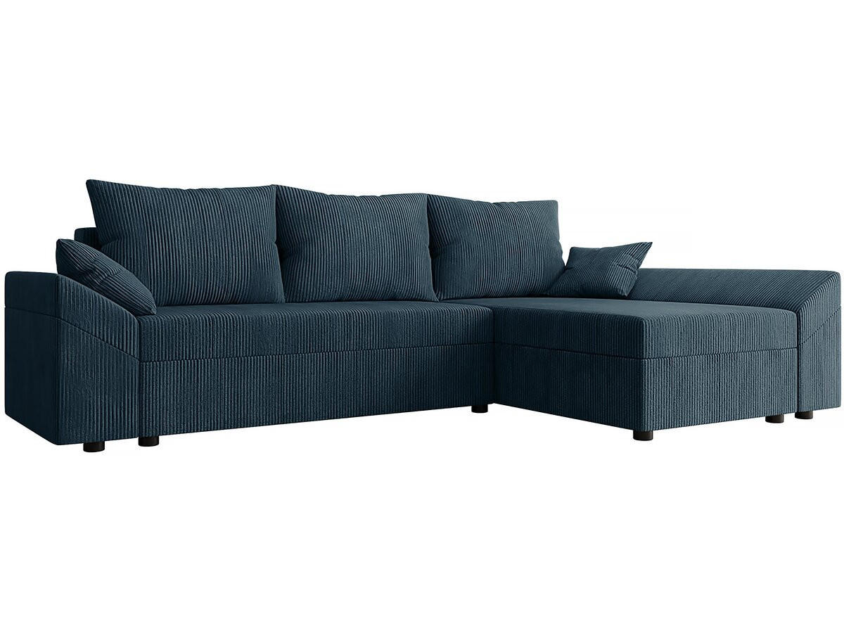 ECKSOFA vaugirard Blau - Blau, Textil (138/244cm) - Habitat Garten