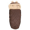 KINDERWAGENFUSSSACK XL EARS WOOL, brown melange - Mokka, Naturmaterialien (43/93cm) - Kaiserbaby