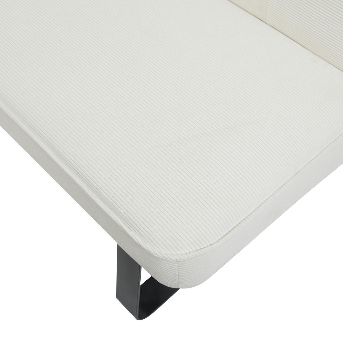 SITZBANK EMILIA - Creme, Metall (156/88/65cm) - DUBI Möbel