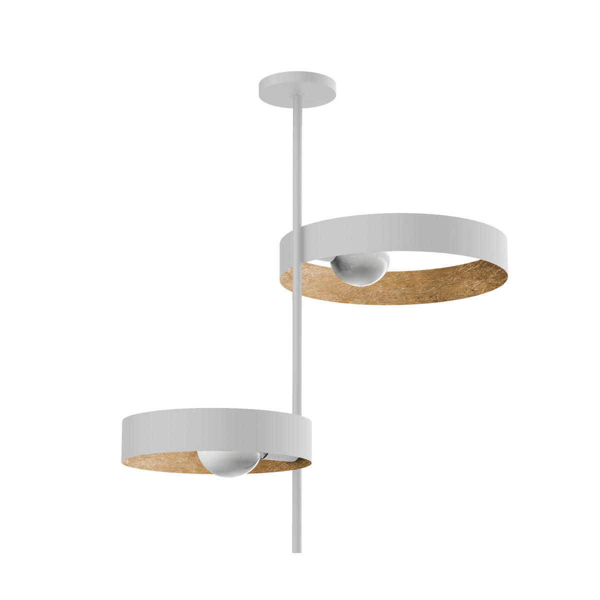 DECKENLEUCHTE - Goldfarben, Metall (40/70/80cm) - Lumicom