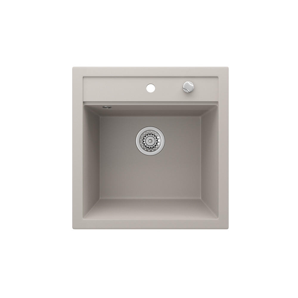 SPÜLBECKEN Tesa Beige 49 x 51 cm - Beige, Keramik (49/20/51cm) - Bergstroem