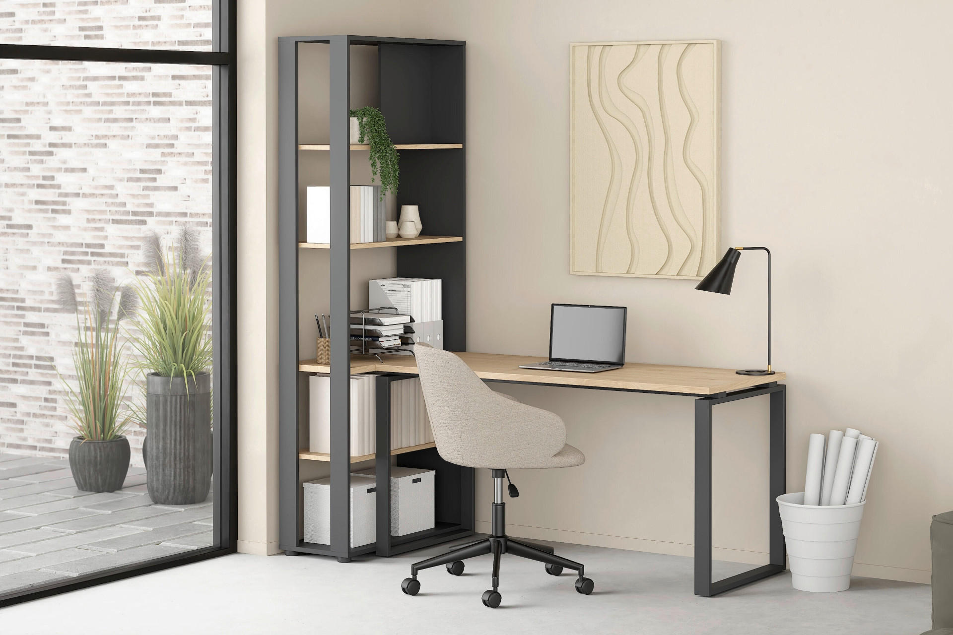 uredski regal s policama