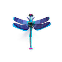 WANDDEKO Saphirlibelle 17/8 cm - Türkis/Blau, Wellpappe (17/8/16cm) - KUNSTLOFT