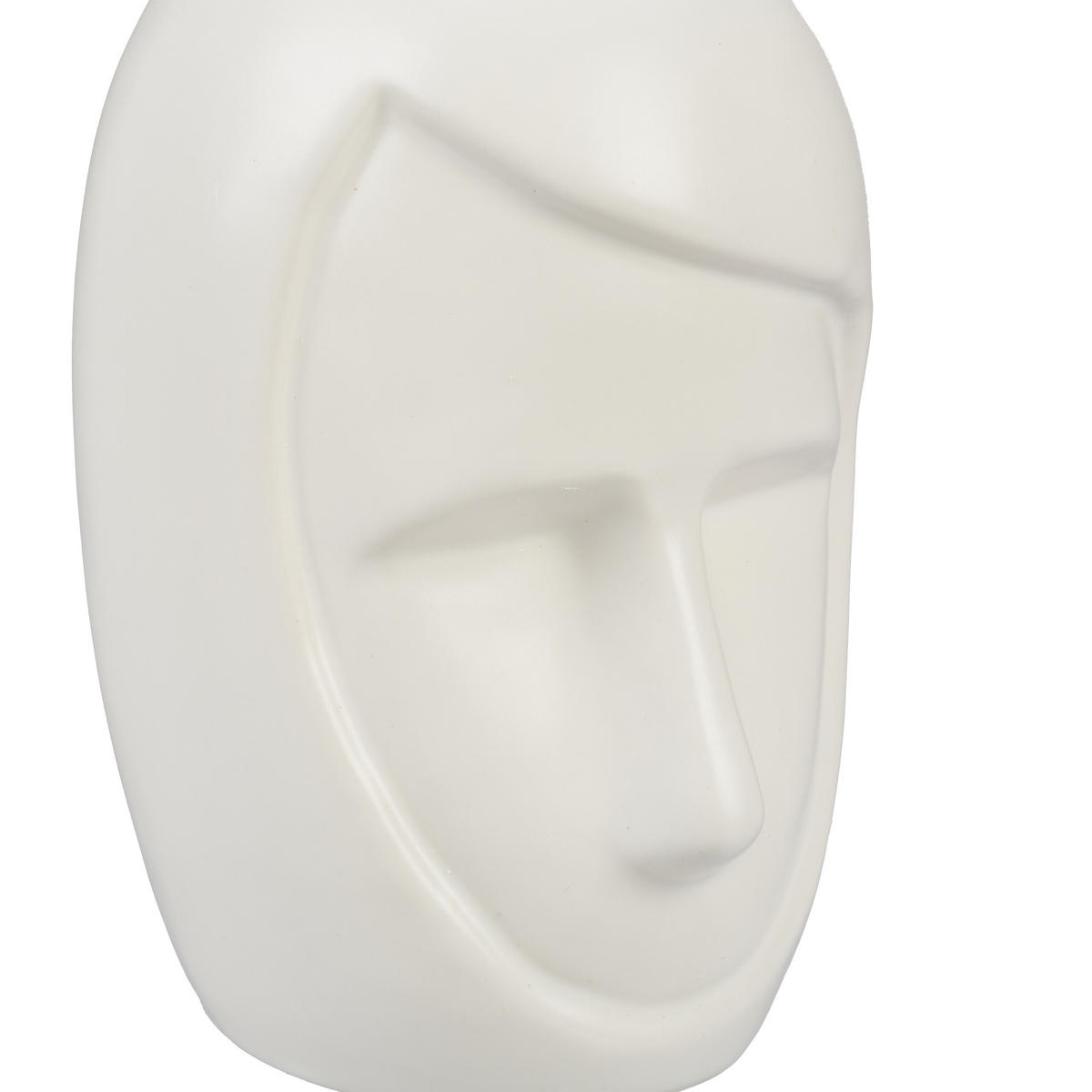 BLUMENVASE - Weiß, Keramik (14.5cm) - Relaxdays