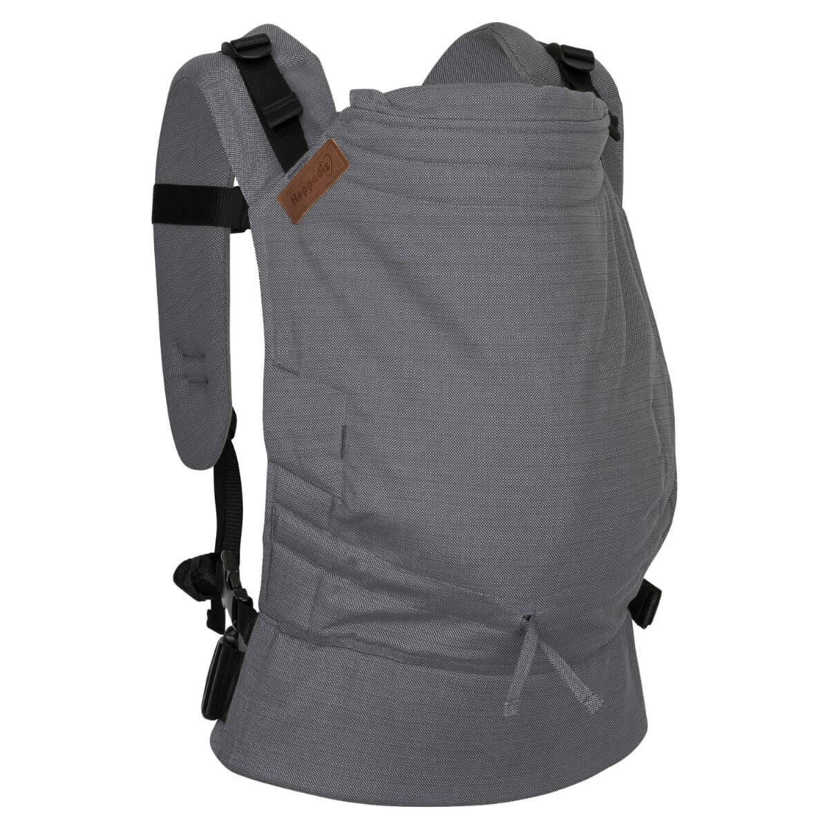 Hoppediz Babytrage Dunkelgrau 26.5x7.2x38.5 cm