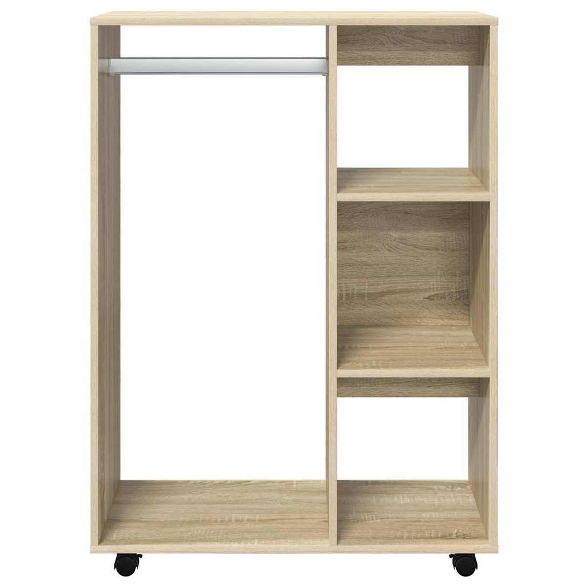 KLEIDERSCHRANK Sonoma-Eiche 80/40/110 Cm Holzwerkstoff - Alteiche, Holzwerkstoff (40/110/80cm) - vidaXL
