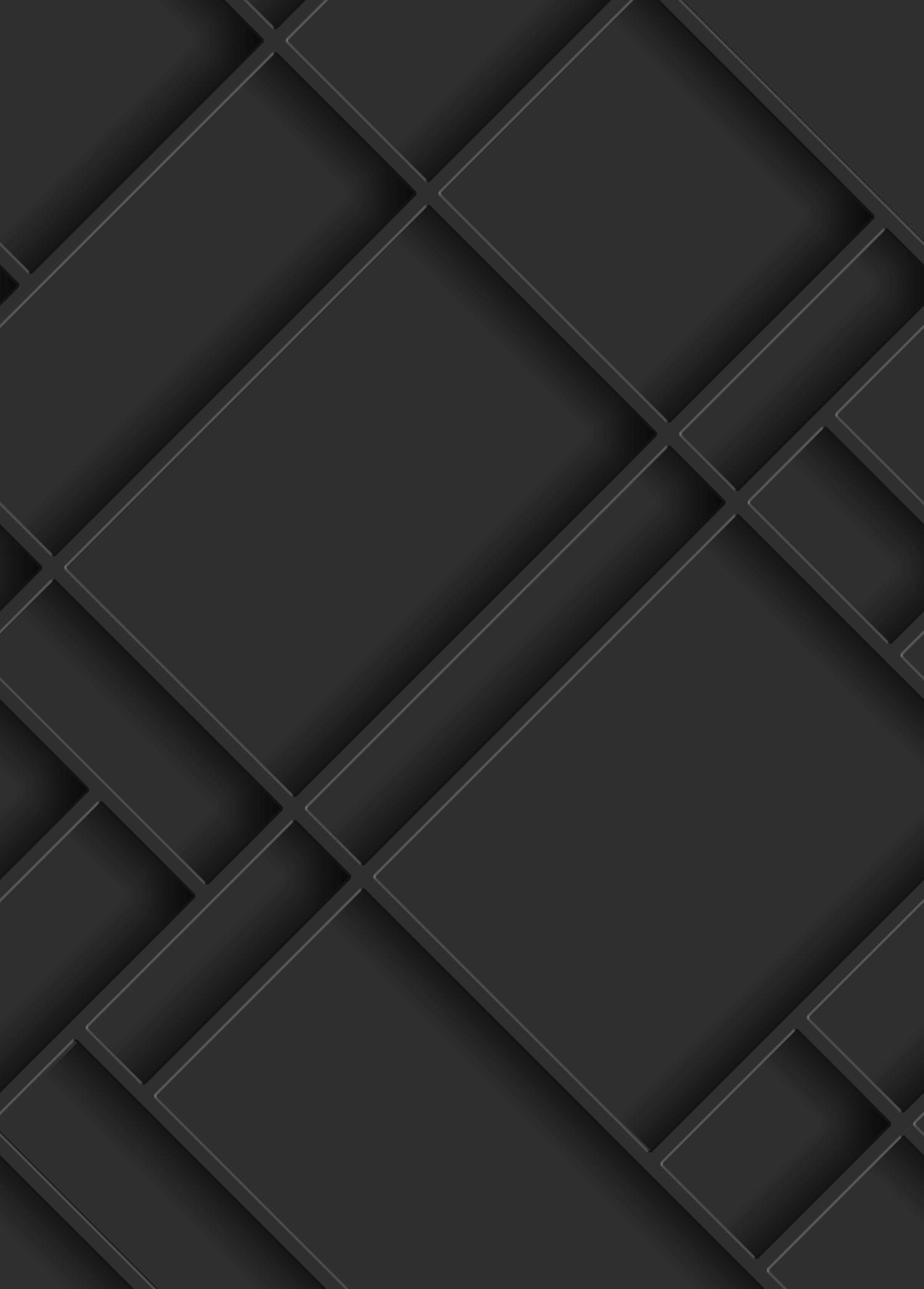 FOTOTAPETE Holzwandverkleidung 200 x 279 cm - Schwarz, Papier (200/279cm) - Origin Wallcoverings