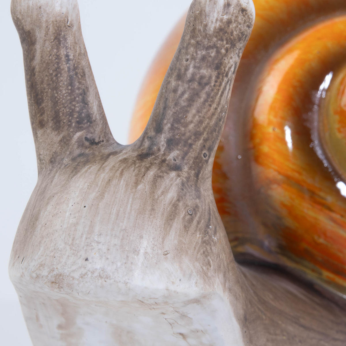 GARTENDEKO Schnecke 22/10 cm - Orange, Keramik (22/10/12.6cm)