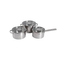 KOCHTOPFSET Eataly 6-teilig - Silberfarben, Metall - Homla