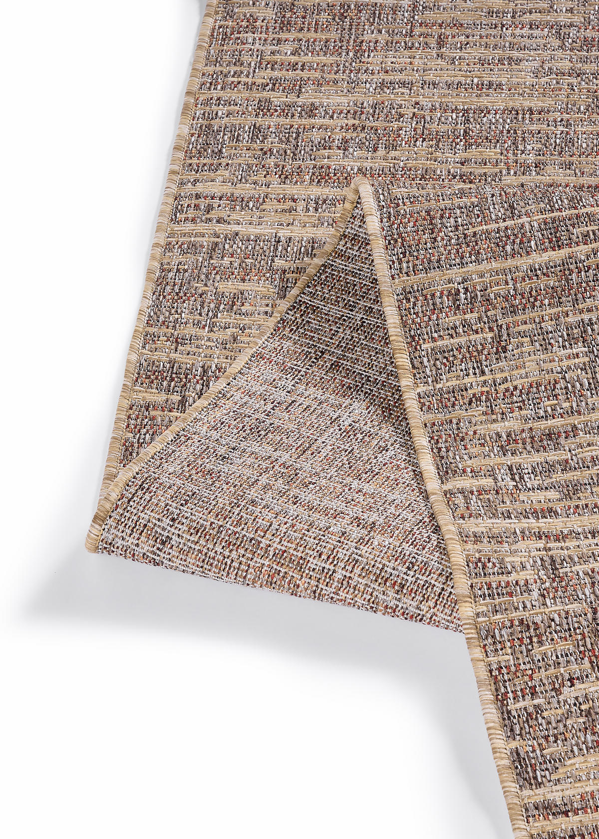 TEPPICH YUCANA Beige Outdoor Flachgewebe 140/200 cm - Beige, Textil (140/200cm) - Tapiso
