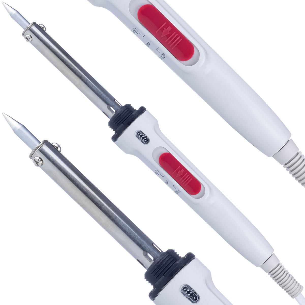 LÖTKOLBEN Universal - 100 W, LOW/HIGH, 450 °C max, Aufheizzeit 30 s, Präzisionsspitze - Multicolor, Kunststoff/Metall (10/10/10cm)
