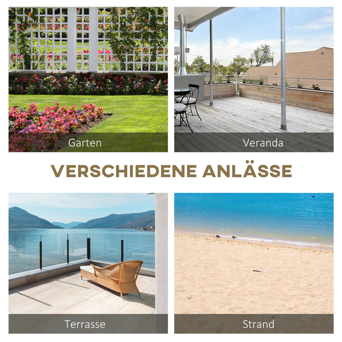 GARTENBANK, Wetterfest, Sitzbank, Gartenmöbel, Rustikale Bank, Holz, Natur - Fichtefarben, Holz (50/39.5/98cm) - Outsunny