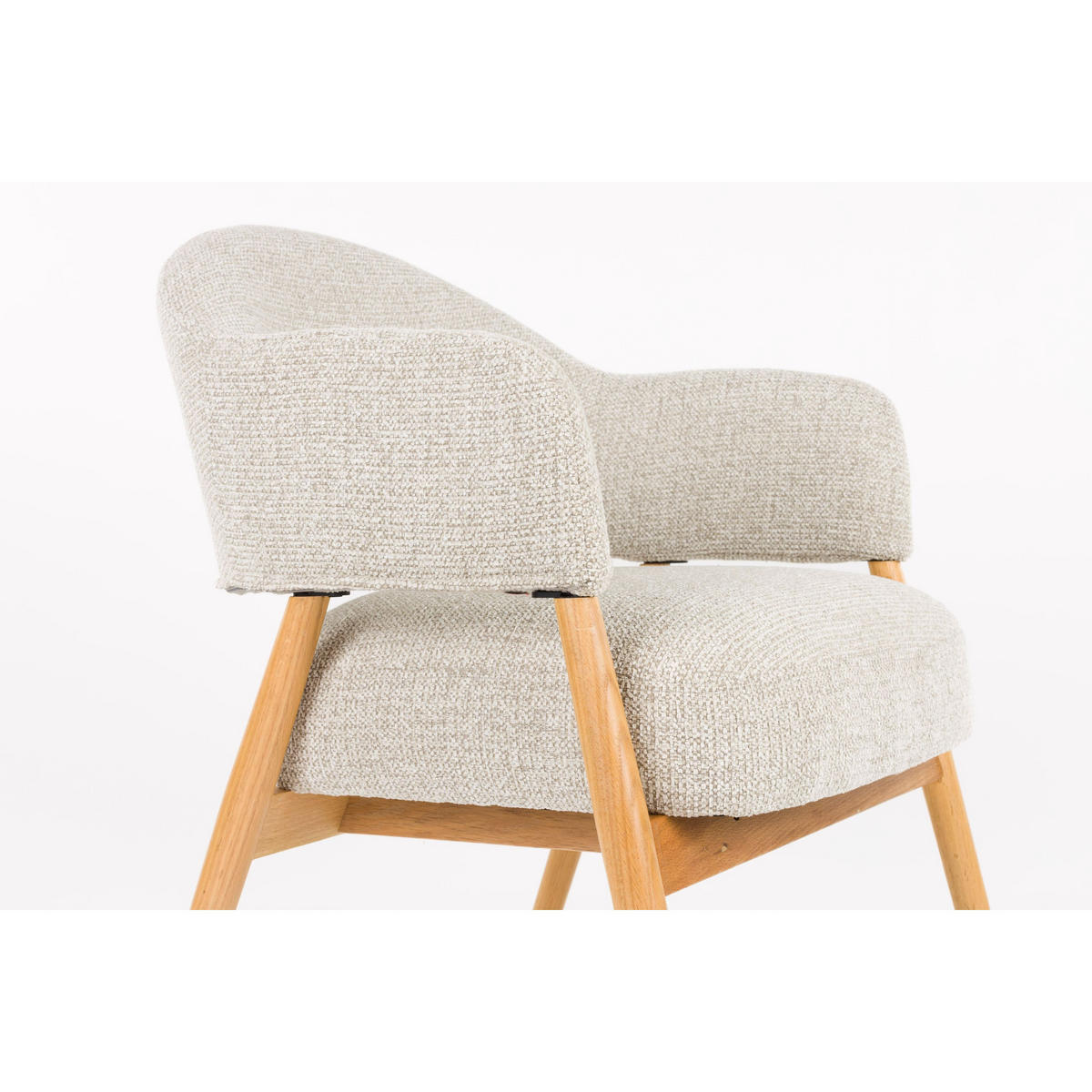 SESSEL Indy Hellgrau/ Beige - Beige, Textil (64/76.5/66.5cm) - Housecraft Living