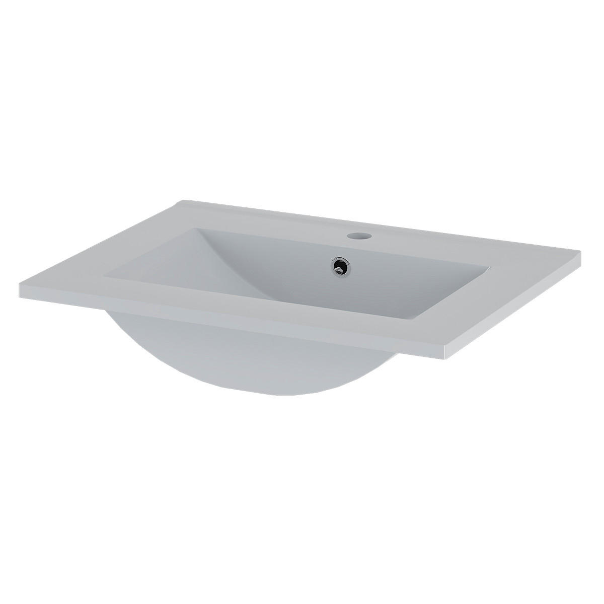 BADMÖBEL Tao 2er-Set Holz - Braun, Holzwerkstoff (60/50/45.8cm) - Petits-meubles