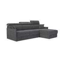 ECKSOFA Miryam - Anthrazit, Metall (252/98cm) - Divani.store