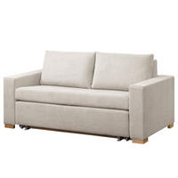 SCHLAFSOFA - Buchefarben/Silberfarben, Holz/Buchenholz (173/90/90cm) - home24