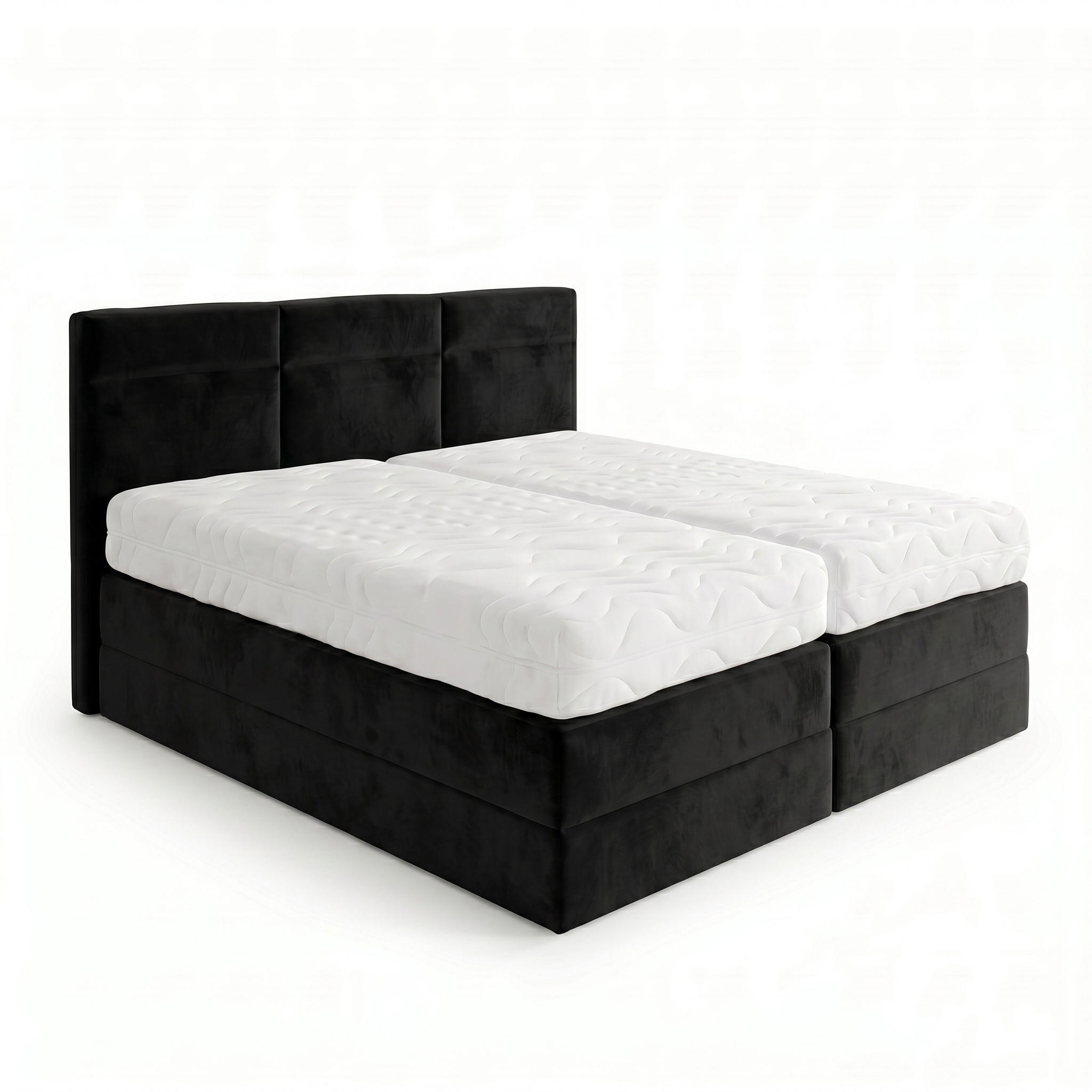 BOXBETT H2 Matratze 180x200 cm Schwarz - Schwarz, Textil (180/200cm) - Home Collective