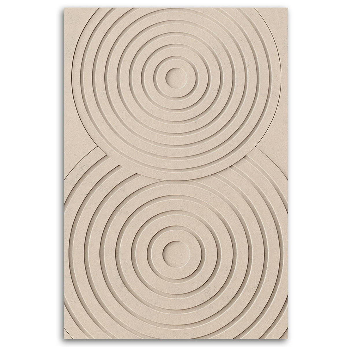 KUNSTDRUCK Beige 40/60 cm - Beige, Textil (40/60cm) - KUNSTLOFT
