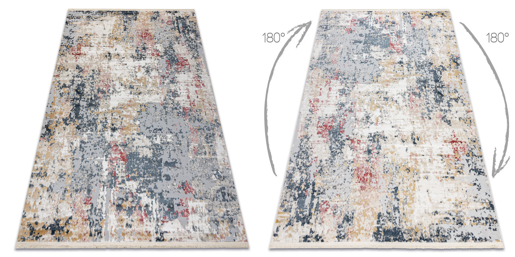 TEPPICH Distin 120/170 cm - Weiß, Textil (120/170cm) - rugsX