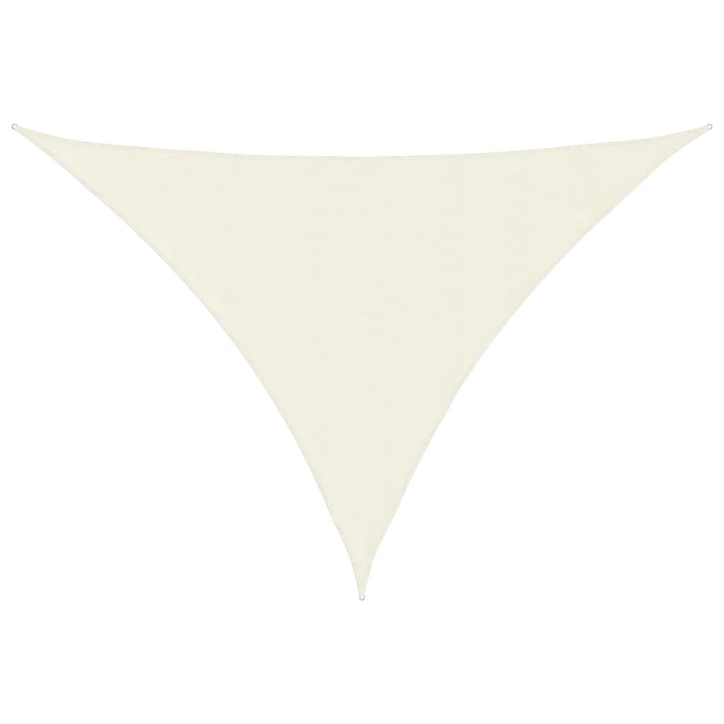 SONNENSEGEL Oxford-Gewebe Dreieckig 3x4x4 m Creme - Creme, Textil (400/300cm) - furnicato