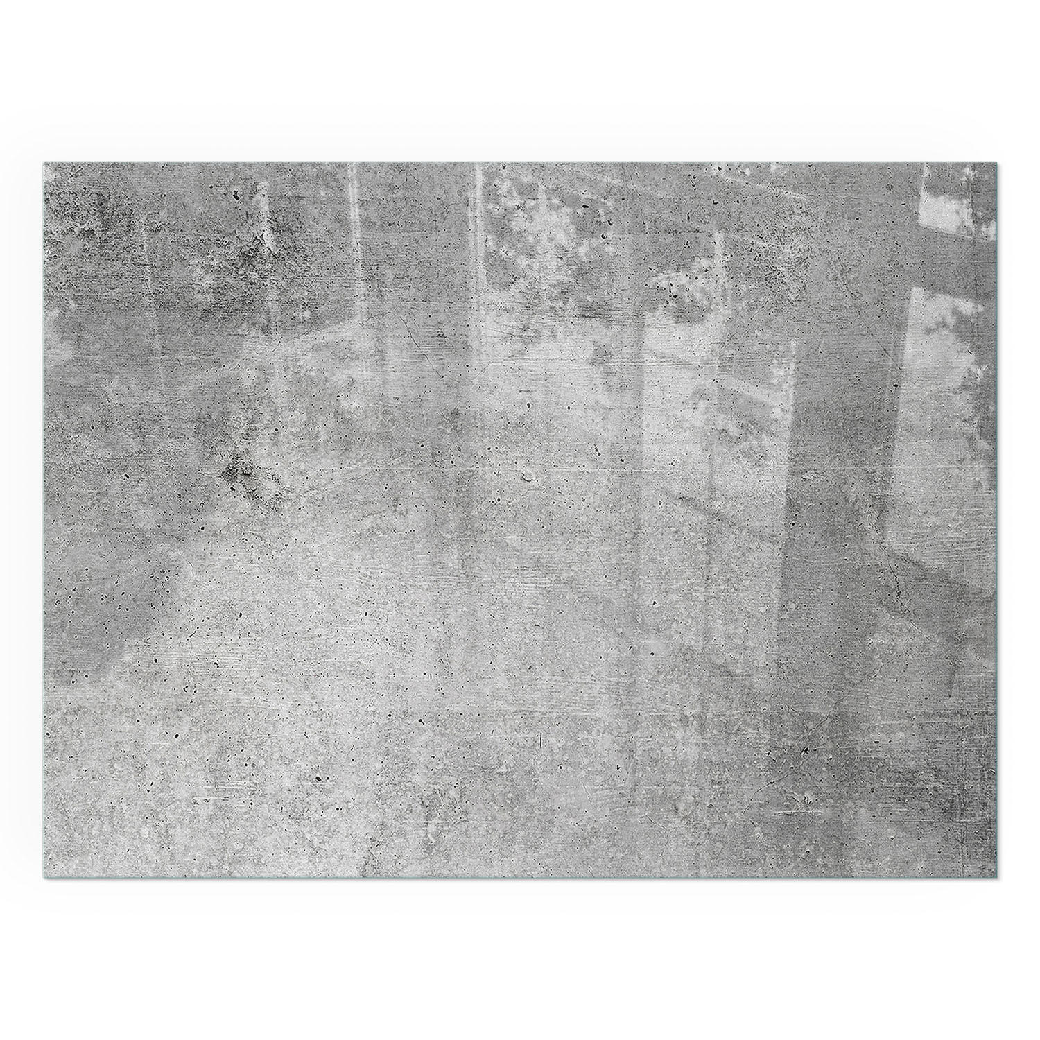 GLASPLATTE für Kamin 80x60 cm - Grau, Glas (80/60/0.4cm) - TULUP