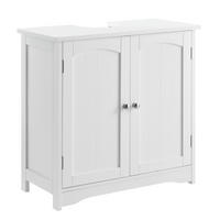 WASCHBECKENUNTERSCHRANK - Weiß, Holzwerkstoff (60/60/30cm) - [en.casa]