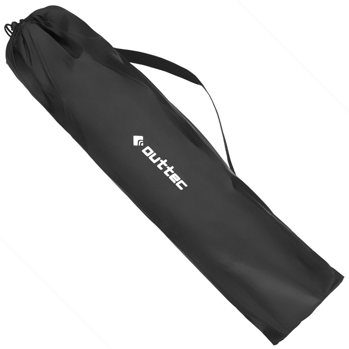 GARTENSTUHL mit Kissen, Klappbar, tot 120 kg - Schwarz, Textil (50.5/40cm) - Outtec