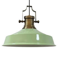 HÄNGELAMPE Asletl Industrial 40/36 cm - Mintgrün, Metall (40/36cm) - Bamyum