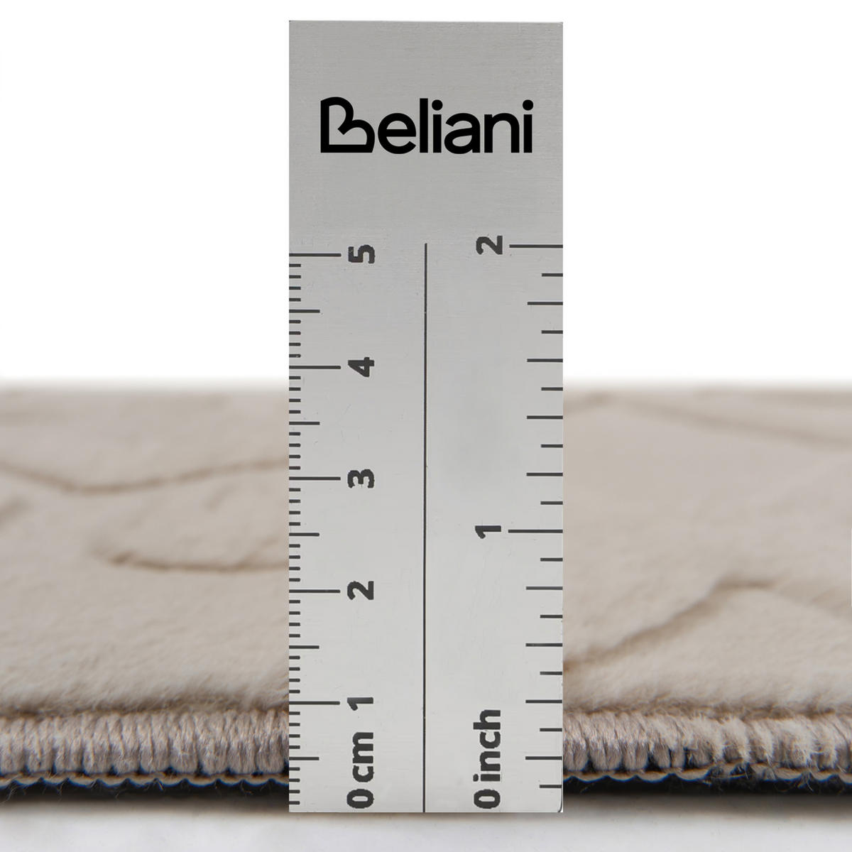 KOBEREC Béžový 160/160 cm Gannett - béžová, textil (160/160cm) - Beliani