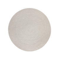 HANDWEBTEPPICH 80/80 cm Bali Plain - Hellgrau, Naturmaterialien (80/80cm) - Steffensmeier