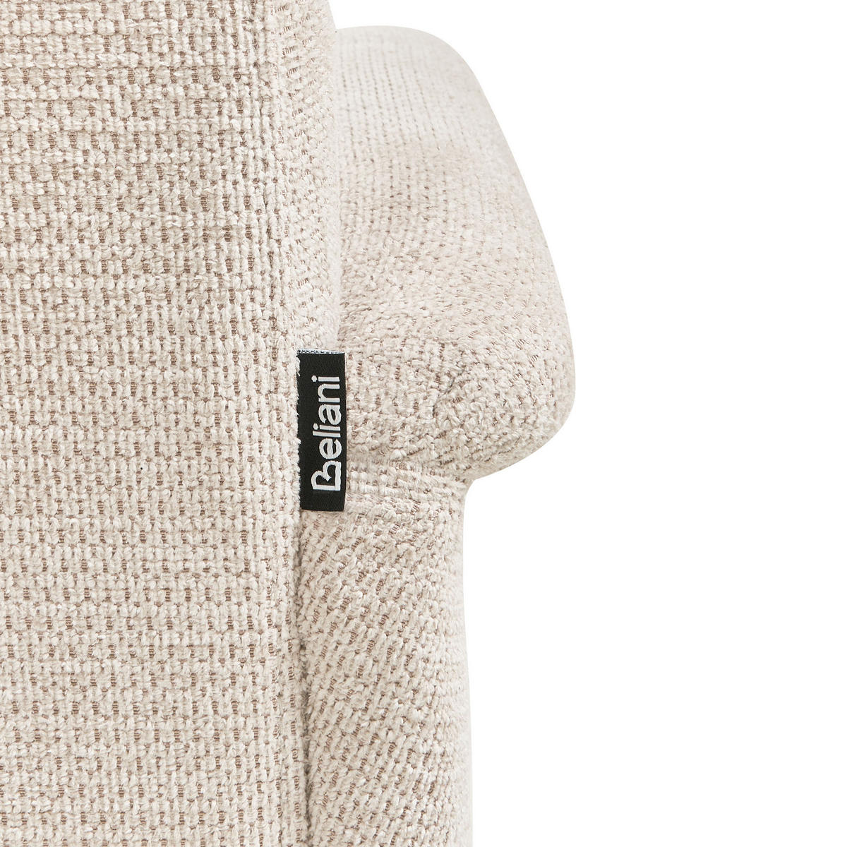 SESSEL Stoff Hellbeige Plassen - Beige, Textil (73/82/53cm) - Beliani