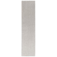 HOCHFLOR VELOURS TEPPICH LÄUFER MONA - Silberfarben, Textil (100/300cm) - Snapstyle