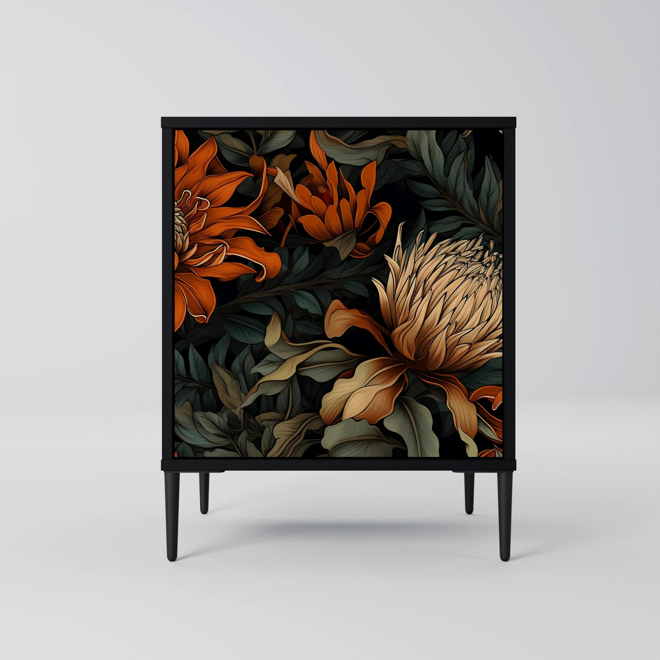 SpaceRebels Sideboard Schwarz 57.5x72.5x42 cm