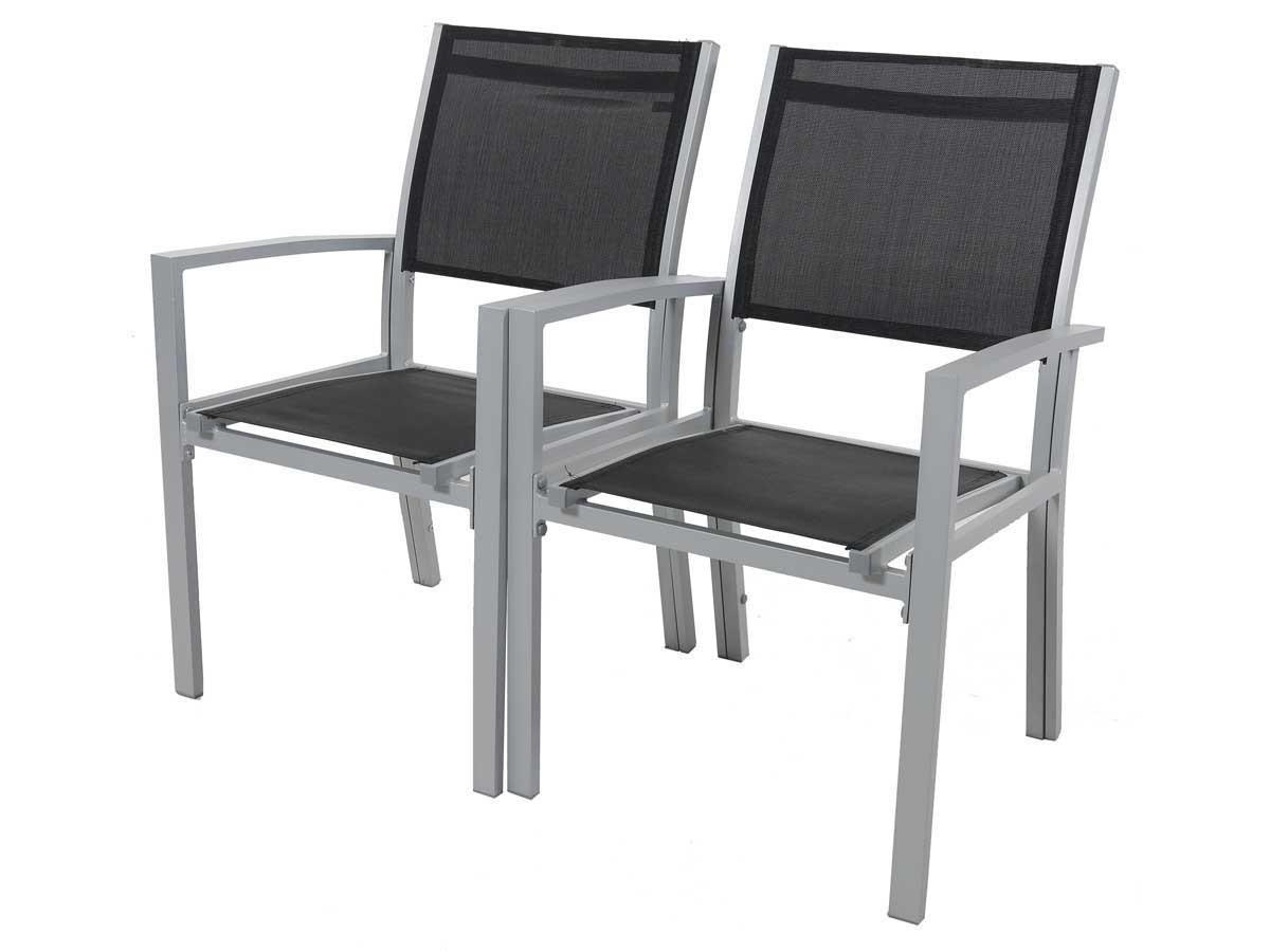 Habitat Garten Gartensessel Schwarz 62x90x57 cm